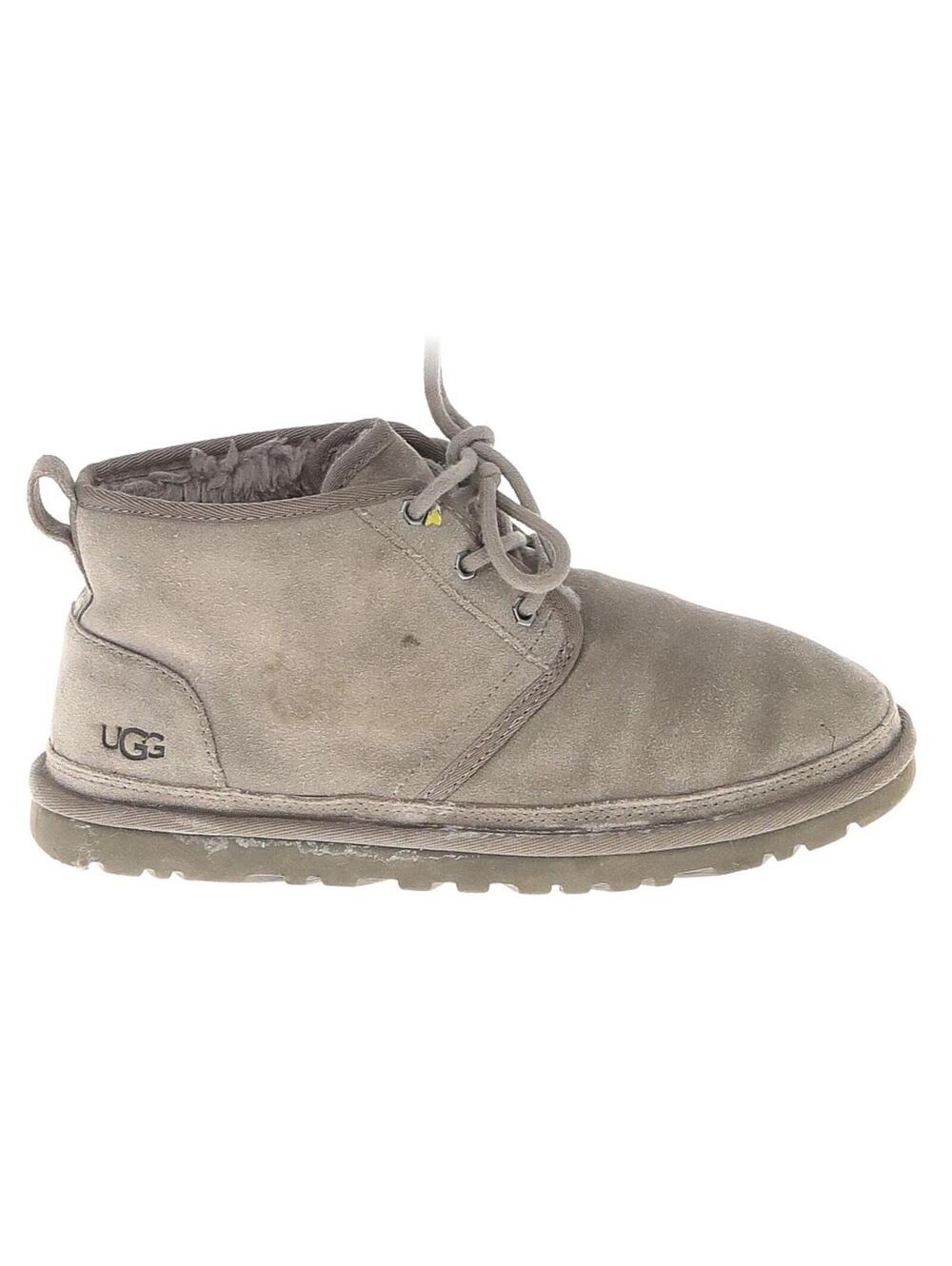 UGG Neumel Gray Ankle Boots Size 8
